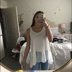 ⚡️flowy white tank